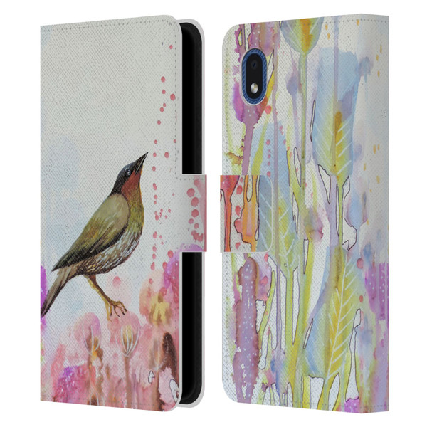 Sylvie Demers Birds 3 Dreamy Leather Book Wallet Case Cover For Samsung Galaxy A01 Core (2020)