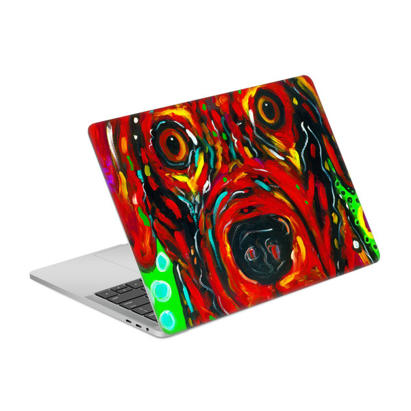 Mad Dog Art Gallery Dogs 2 Red Vinyl Sticker Skin Decal Cover for Apple MacBook Pro 13" A2338