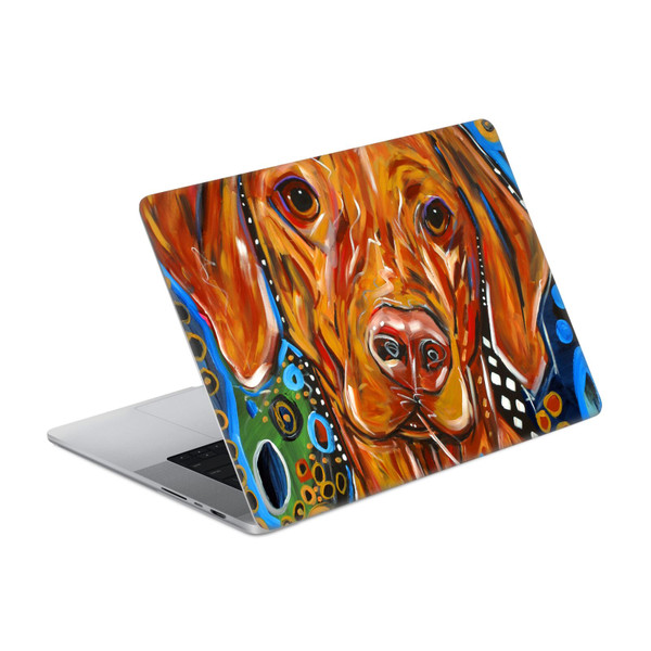 Mad Dog Art Gallery Dogs 2 Viszla Vinyl Sticker Skin Decal Cover for Apple MacBook Pro 16" A2485