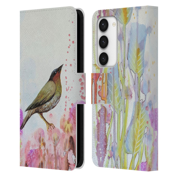 Sylvie Demers Birds 3 Dreamy Leather Book Wallet Case Cover For Samsung Galaxy S23 5G