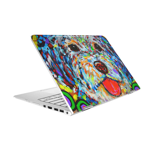 Mad Dog Art Gallery Dogs Blackie Vinyl Sticker Skin Decal Cover for HP Spectre Pro X360 G2