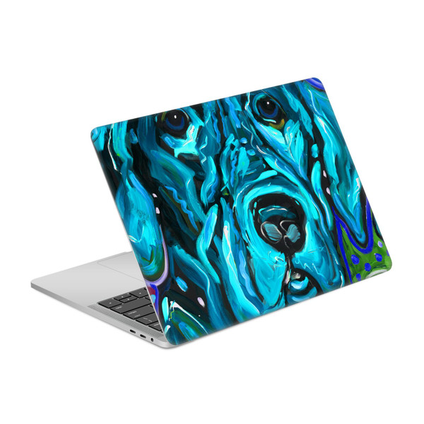 Mad Dog Art Gallery Dogs Aqua Lab Vinyl Sticker Skin Decal Cover for Apple MacBook Pro 13.3" A1708