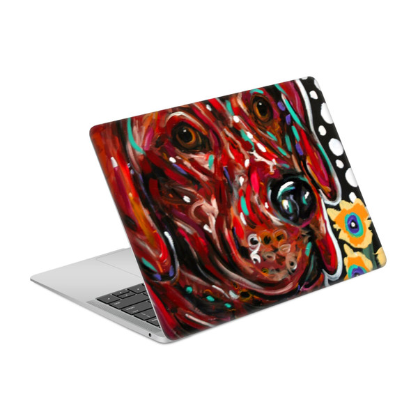 Mad Dog Art Gallery Dogs Hot Chocolate Vinyl Sticker Skin Decal Cover for Apple MacBook Air 13.3" A1932/A2179