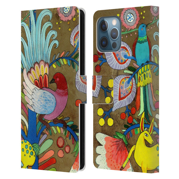 Sylvie Demers Floral Allure Leather Book Wallet Case Cover For Apple iPhone 12 Pro Max