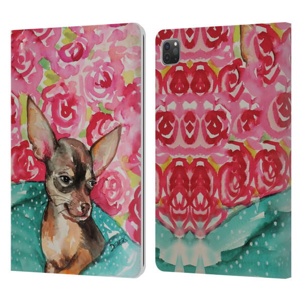 Sylvie Demers Nature Chihuahua Leather Book Wallet Case Cover For Apple iPad Pro 11 2020 / 2021 / 2022