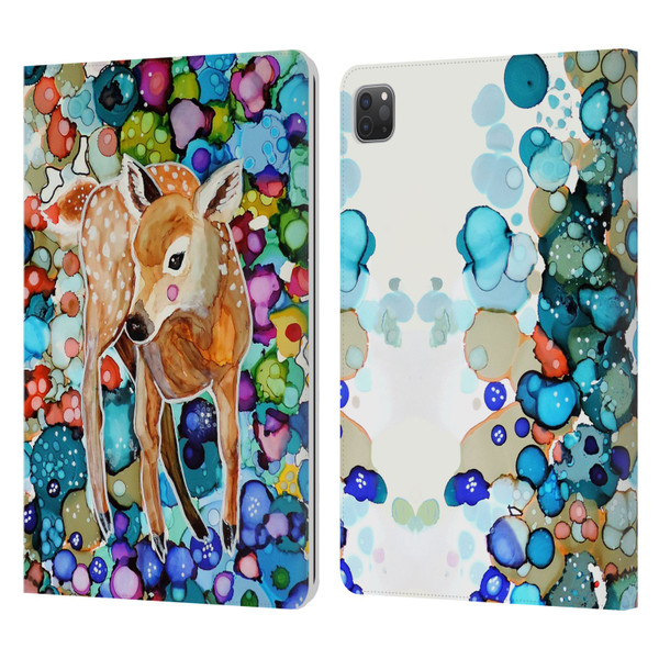 Sylvie Demers Nature Deer Leather Book Wallet Case Cover For Apple iPad Pro 11 2020 / 2021 / 2022