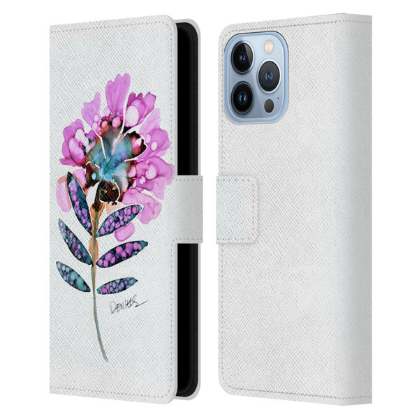 Sylvie Demers Nature Fleur Leather Book Wallet Case Cover For Apple iPhone 13 Pro Max