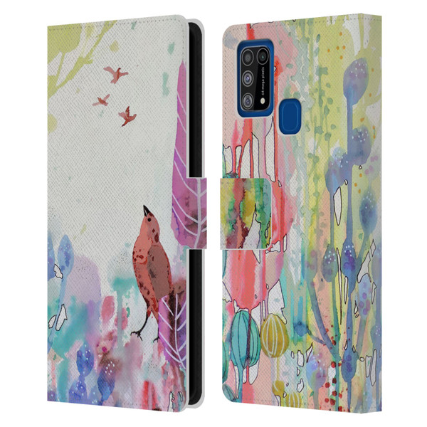 Sylvie Demers Nature Wings Leather Book Wallet Case Cover For Samsung Galaxy M31 (2020)