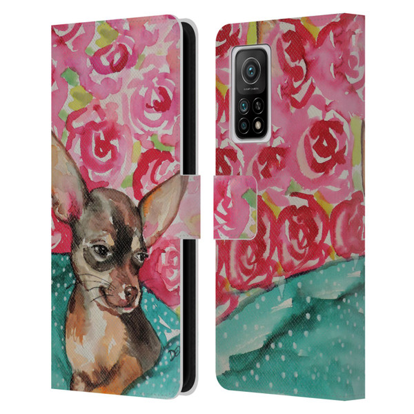 Sylvie Demers Nature Chihuahua Leather Book Wallet Case Cover For Xiaomi Mi 10T 5G