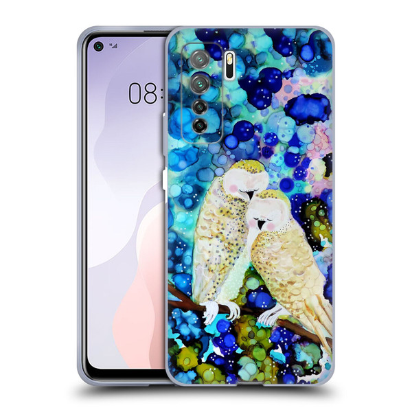 Sylvie Demers Birds 3 Owls Soft Gel Case for Huawei Nova 7 SE/P40 Lite 5G