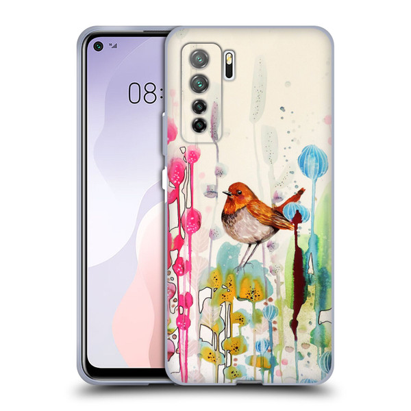 Sylvie Demers Birds 3 Sienna Soft Gel Case for Huawei Nova 7 SE/P40 Lite 5G