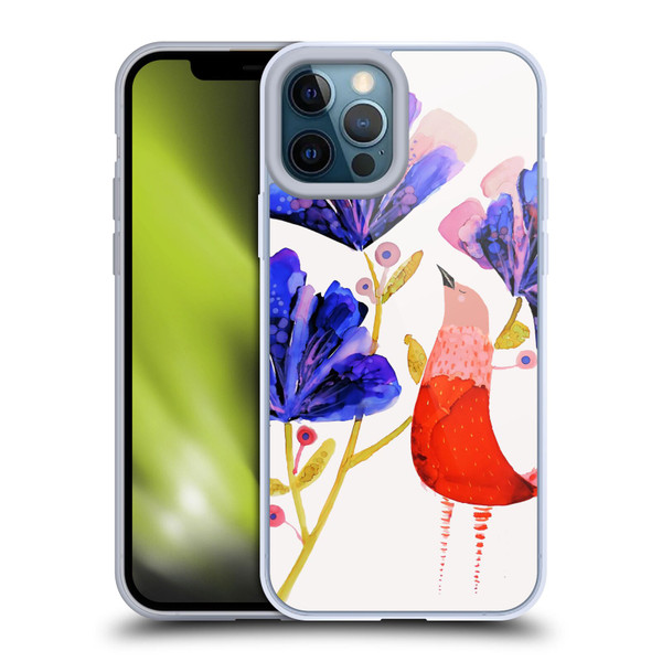Sylvie Demers Birds 3 Red Soft Gel Case for Apple iPhone 12 Pro Max