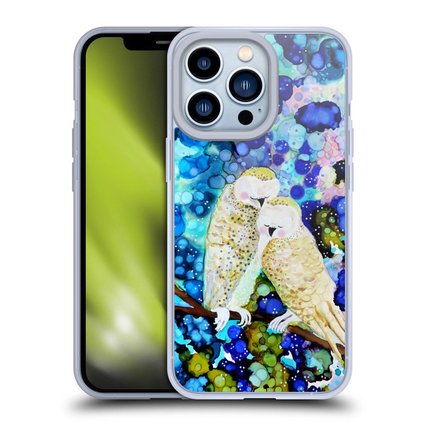 Sylvie Demers Birds 3 Owls Soft Gel Case for Apple iPhone 13 Pro