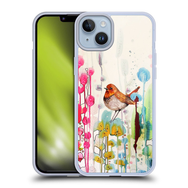 Sylvie Demers Birds 3 Sienna Soft Gel Case for Apple iPhone 14 Plus