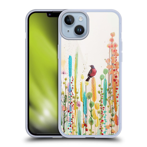 Sylvie Demers Birds 3 Scarlet Soft Gel Case for Apple iPhone 14 Plus