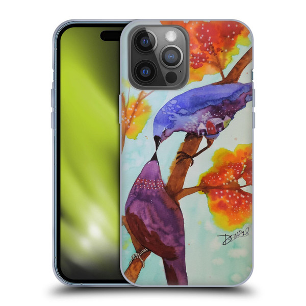 Sylvie Demers Birds 3 Kissing Soft Gel Case for Apple iPhone 14 Pro Max