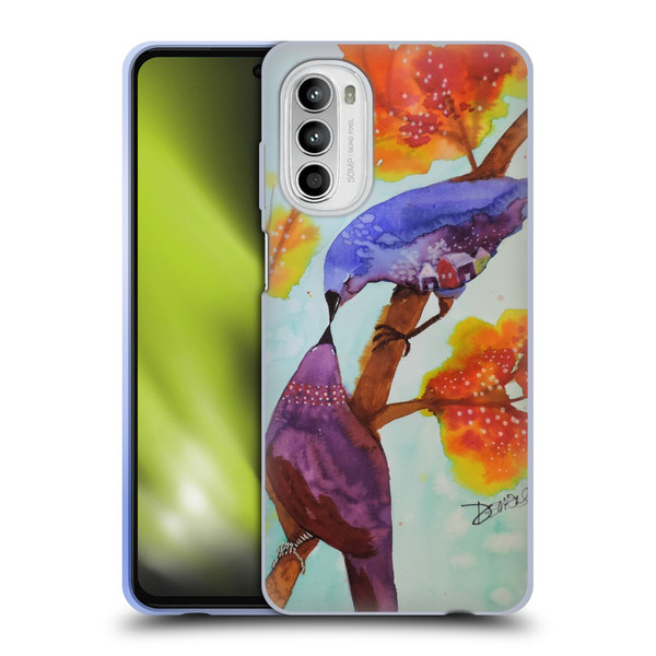 Sylvie Demers Birds 3 Kissing Soft Gel Case for Motorola Moto G52