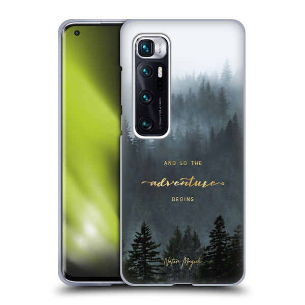 Nature Magick So The Adventure Begins Quote Trees Soft Gel Case for Xiaomi Mi 10 Ultra 5G