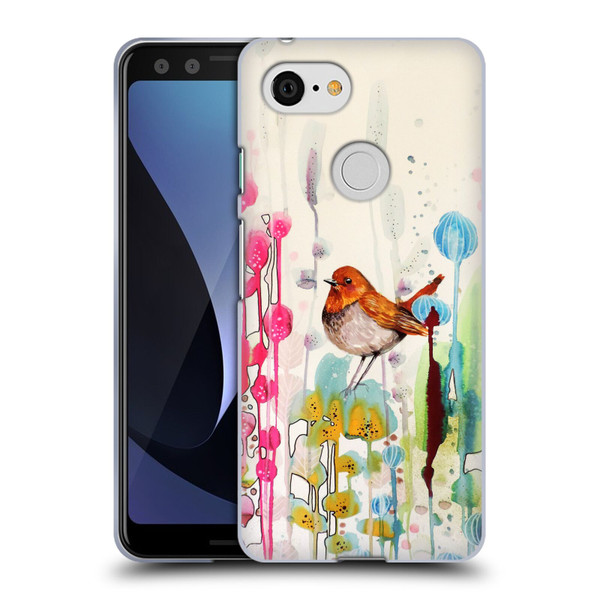 Sylvie Demers Birds 3 Sienna Soft Gel Case for Google Pixel 3