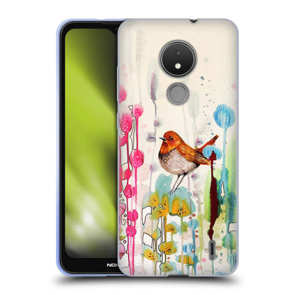 Sylvie Demers Birds 3 Sienna Soft Gel Case for Nokia C21