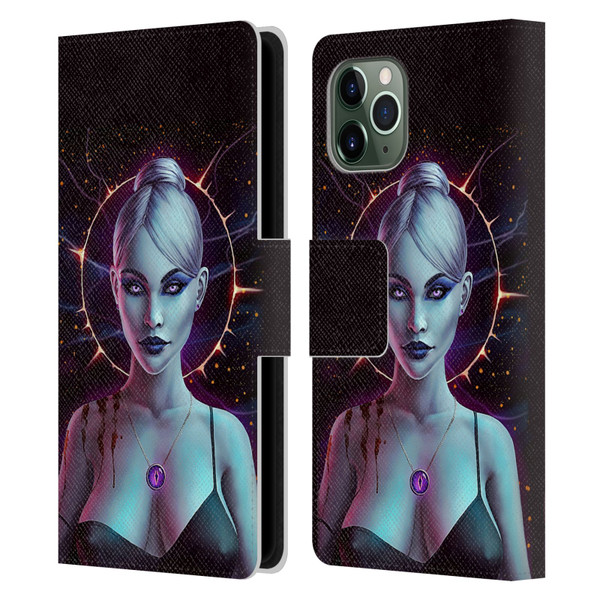 Christos Karapanos Mythical Art Oblivion Leather Book Wallet Case Cover For Apple iPhone 11 Pro