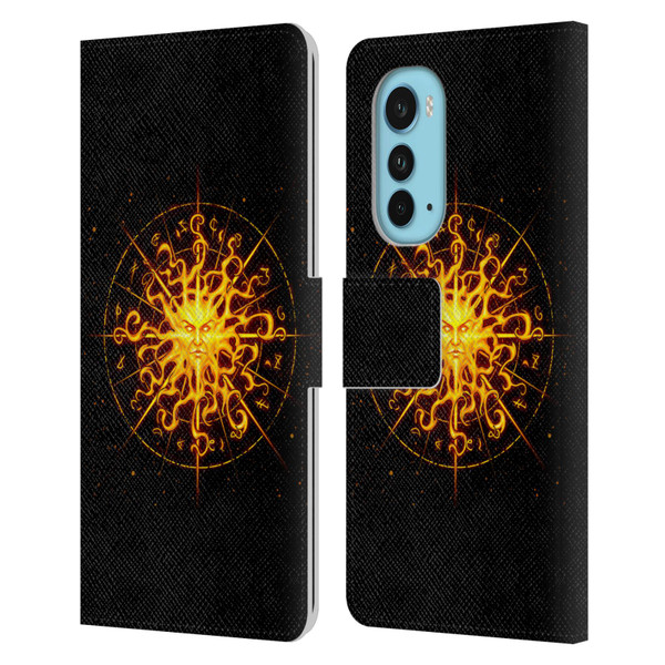 Christos Karapanos Mythical Art Helios Leather Book Wallet Case Cover For Motorola Edge (2022)