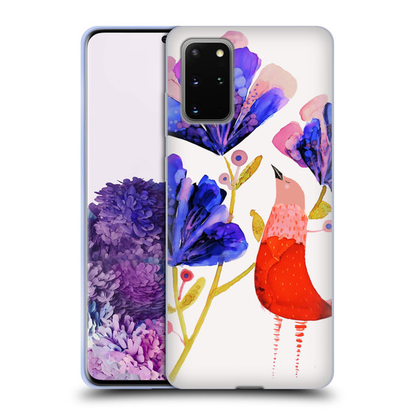 Sylvie Demers Birds 3 Red Soft Gel Case for Samsung Galaxy S20+ / S20+ 5G