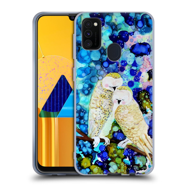 Sylvie Demers Birds 3 Owls Soft Gel Case for Samsung Galaxy M30s (2019)/M21 (2020)