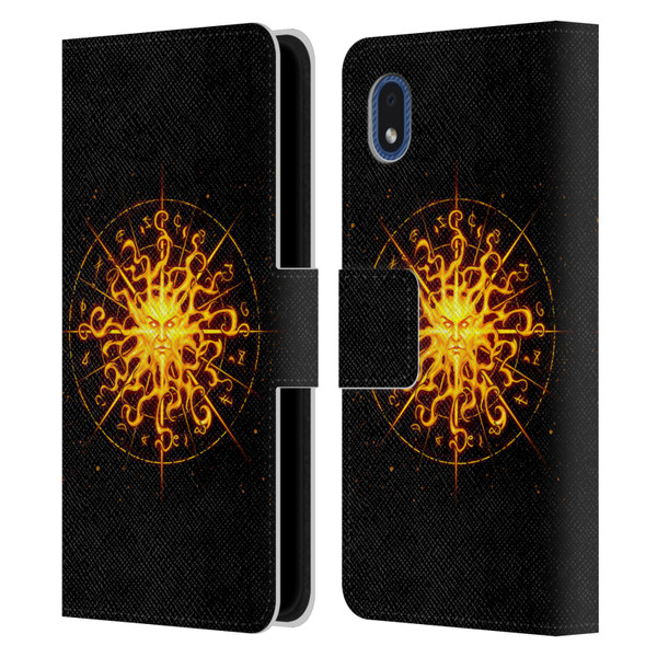 Christos Karapanos Mythical Art Helios Leather Book Wallet Case Cover For Samsung Galaxy A01 Core (2020)