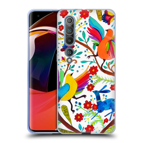 Sylvie Demers Floral Rainbow Wings Soft Gel Case for Xiaomi Mi 10 5G / Mi 10 Pro 5G