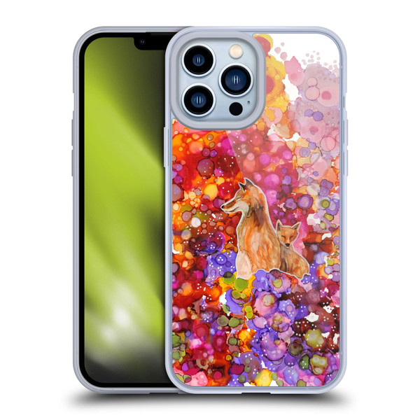 Sylvie Demers Nature Mother Fox Soft Gel Case for Apple iPhone 13 Pro Max