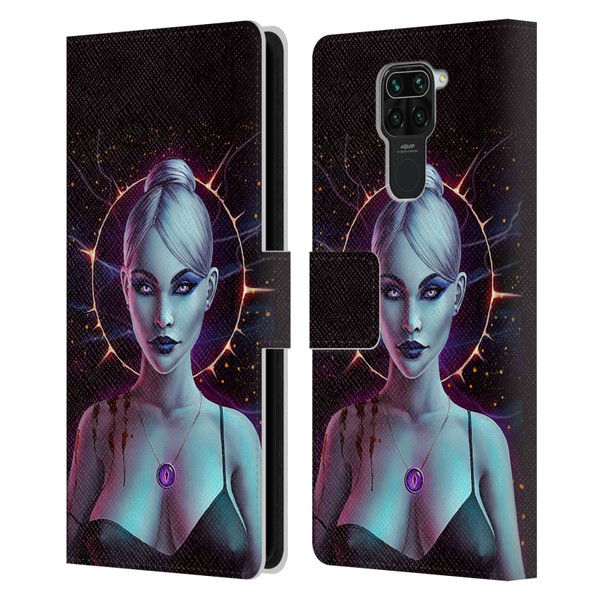 Christos Karapanos Mythical Art Oblivion Leather Book Wallet Case Cover For Xiaomi Redmi Note 9 / Redmi 10X 4G