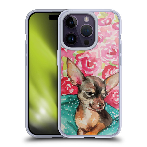 Sylvie Demers Nature Chihuahua Soft Gel Case for Apple iPhone 14 Pro