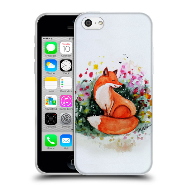 Sylvie Demers Nature Fox Beauty Soft Gel Case for Apple iPhone 5c