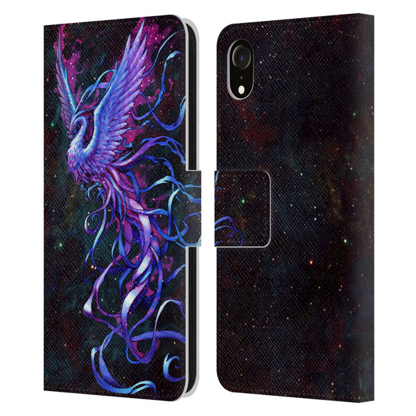 Christos Karapanos Mythical Phoenix Leather Book Wallet Case Cover For Apple iPhone XR