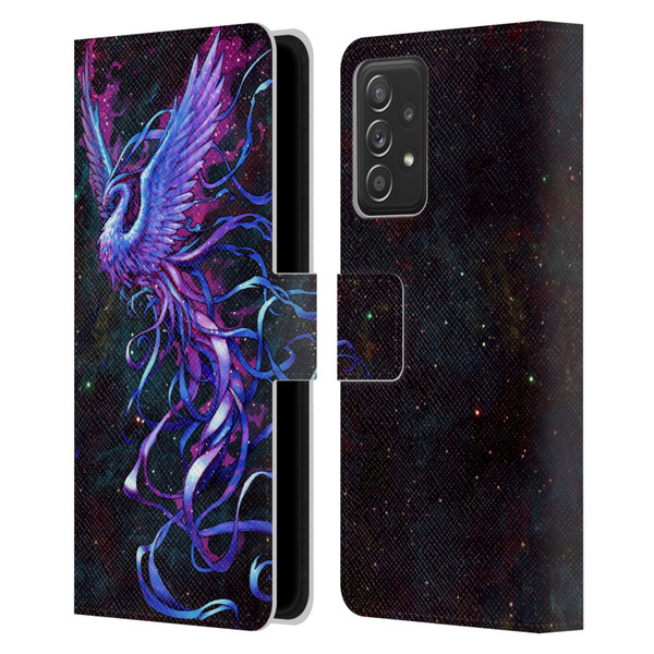 Christos Karapanos Mythical Phoenix Leather Book Wallet Case Cover For Samsung Galaxy A53 5G (2022)