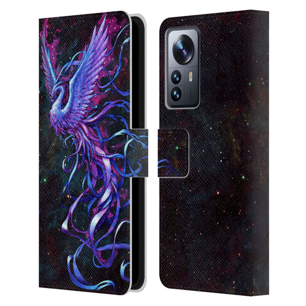 Christos Karapanos Mythical Phoenix Leather Book Wallet Case Cover For Xiaomi 12 Pro