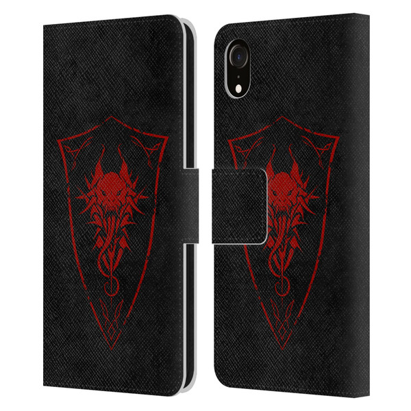 Christos Karapanos Shield Demon Leather Book Wallet Case Cover For Apple iPhone XR