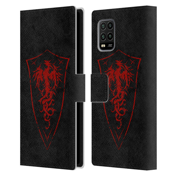 Christos Karapanos Shield Phoenix Leather Book Wallet Case Cover For Xiaomi Mi 10 Lite 5G