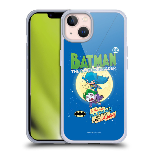 Super Friends DC Comics Toddlers Comic Covers Batman Soft Gel Case for Apple iPhone 13
