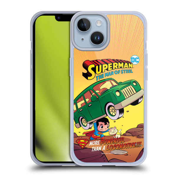 Super Friends DC Comics Toddlers Comic Covers Superman 1 Soft Gel Case for Apple iPhone 14
