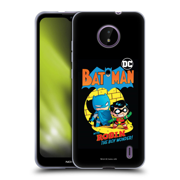 Super Friends DC Comics Toddlers Comic Covers Batman And Robin Soft Gel Case for Nokia C10 / C20