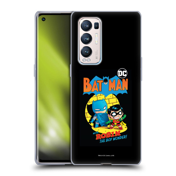 Super Friends DC Comics Toddlers Comic Covers Batman And Robin Soft Gel Case for OPPO Find X3 Neo / Reno5 Pro+ 5G