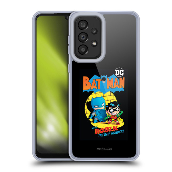 Super Friends DC Comics Toddlers Comic Covers Batman And Robin Soft Gel Case for Samsung Galaxy A33 5G (2022)