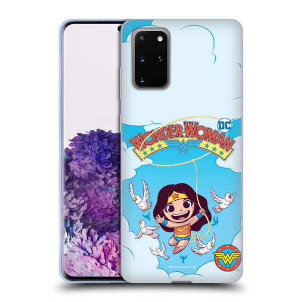 Super Friends DC Comics Toddlers Comic Covers Wonder Woman 1 Soft Gel Case for Samsung Galaxy S20+ / S20+ 5G