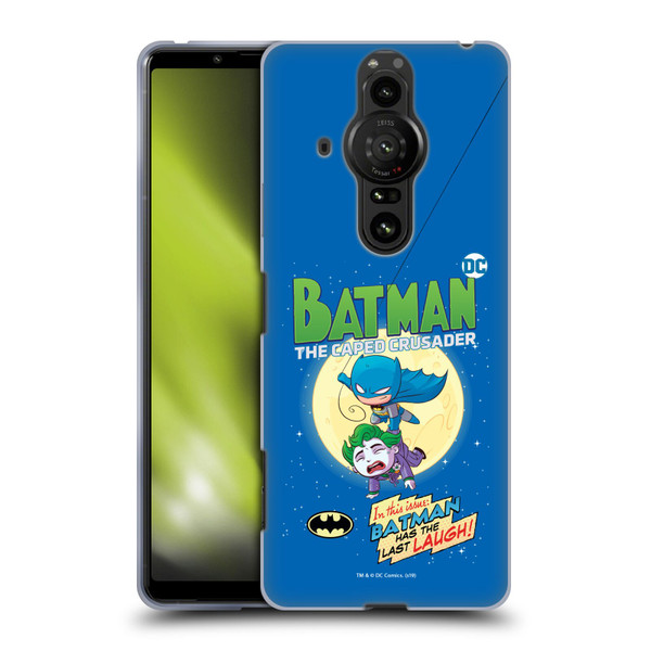 Super Friends DC Comics Toddlers Comic Covers Batman Soft Gel Case for Sony Xperia Pro-I