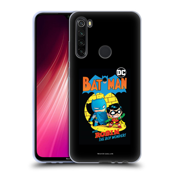 Super Friends DC Comics Toddlers Comic Covers Batman And Robin Soft Gel Case for Xiaomi Redmi Note 8T