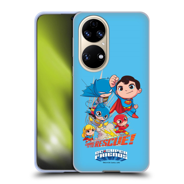 Super Friends DC Comics Toddlers Composed Art Group 1 Soft Gel Case for Huawei P50