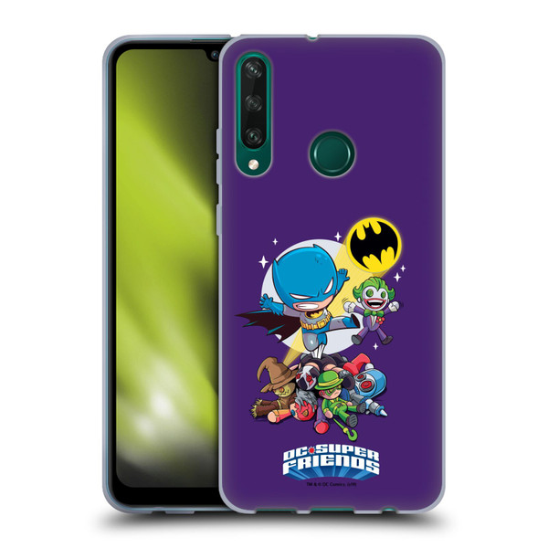 Super Friends DC Comics Toddlers Composed Art Batman Soft Gel Case for Huawei Y6p