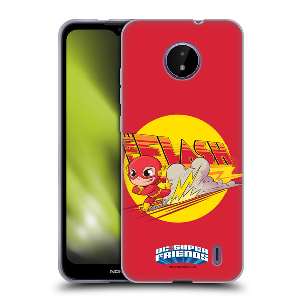 Super Friends DC Comics Toddlers Composed Art The Flash Soft Gel Case for Nokia C10 / C20